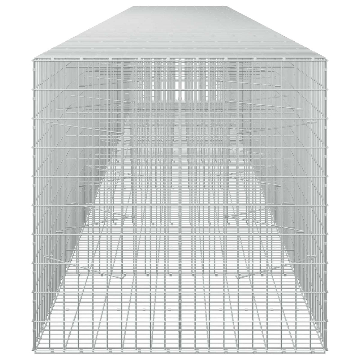 Γκαμπιόν με σύρμα 3,5 mm και πλέγμα 5x10 cm 800x100x100 εκ. - Pakobazaar