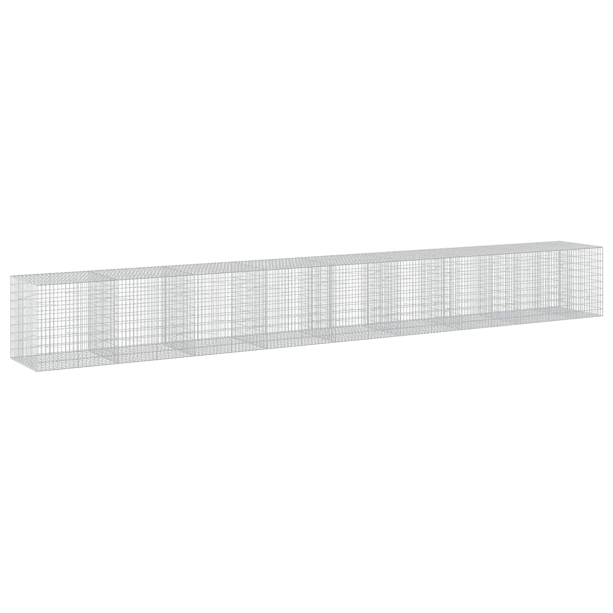 Γκαμπιόν με σύρμα 3,5 mm και πλέγμα 5x10 cm 850x100x100 εκ - Pakobazaar