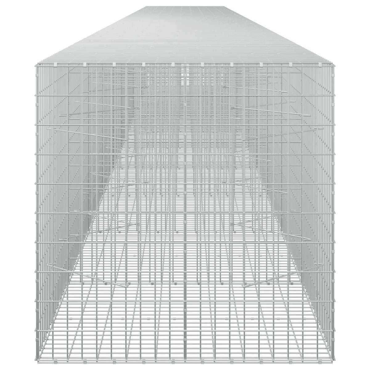 Γκαμπιόν με σύρμα 3,5 mm και πλέγμα 5x10 cm 1050x100x100 εκ - Pakobazaar