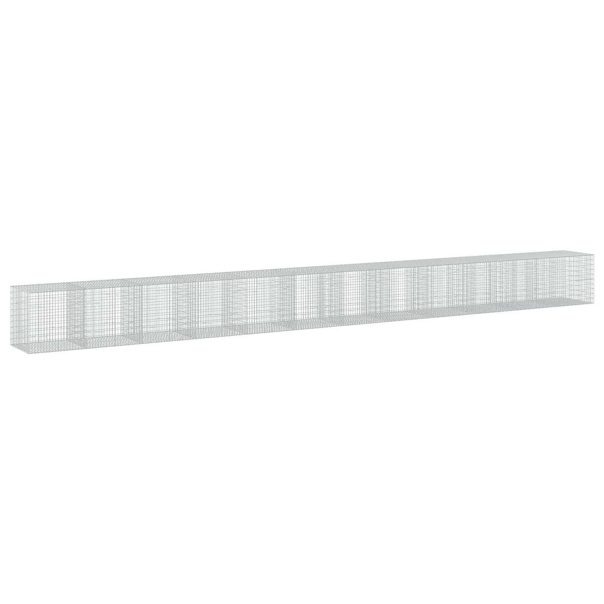 Γκαμπιόν με σύρμα 3,5 mm και πλέγμα 5x10 cm 1200x100x100 εκ - Pakobazaar