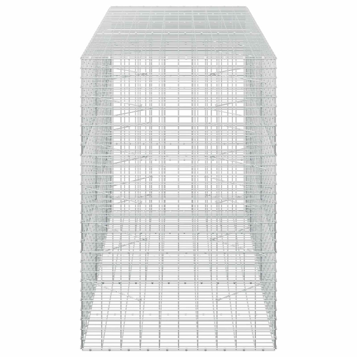 Γκαμπιόν με σύρμα 3,5 mm και πλέγμα 5x10 cm 250x100x150 εκ.