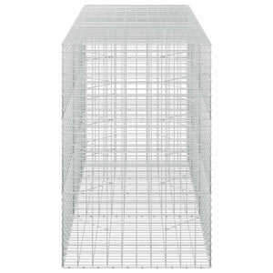 Γκαμπιόν με σύρμα 3,5 mm και πλέγμα 5x10 cm 250x100x150 εκ.