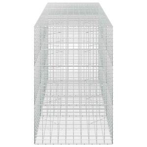Γκαμπιόν με σύρμα 3,5 mm και πλέγμα 5x10 cm 300x100x150 εκ - Pakobazaar