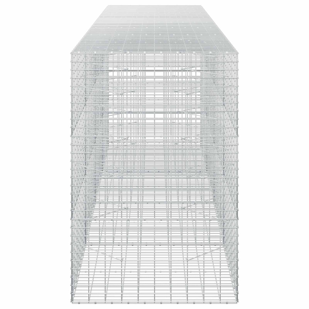 Γκαμπιόν με σύρμα 3,5 mm και πλέγμα 5x10 cm 400x100x150 εκ. - Pakobazaar