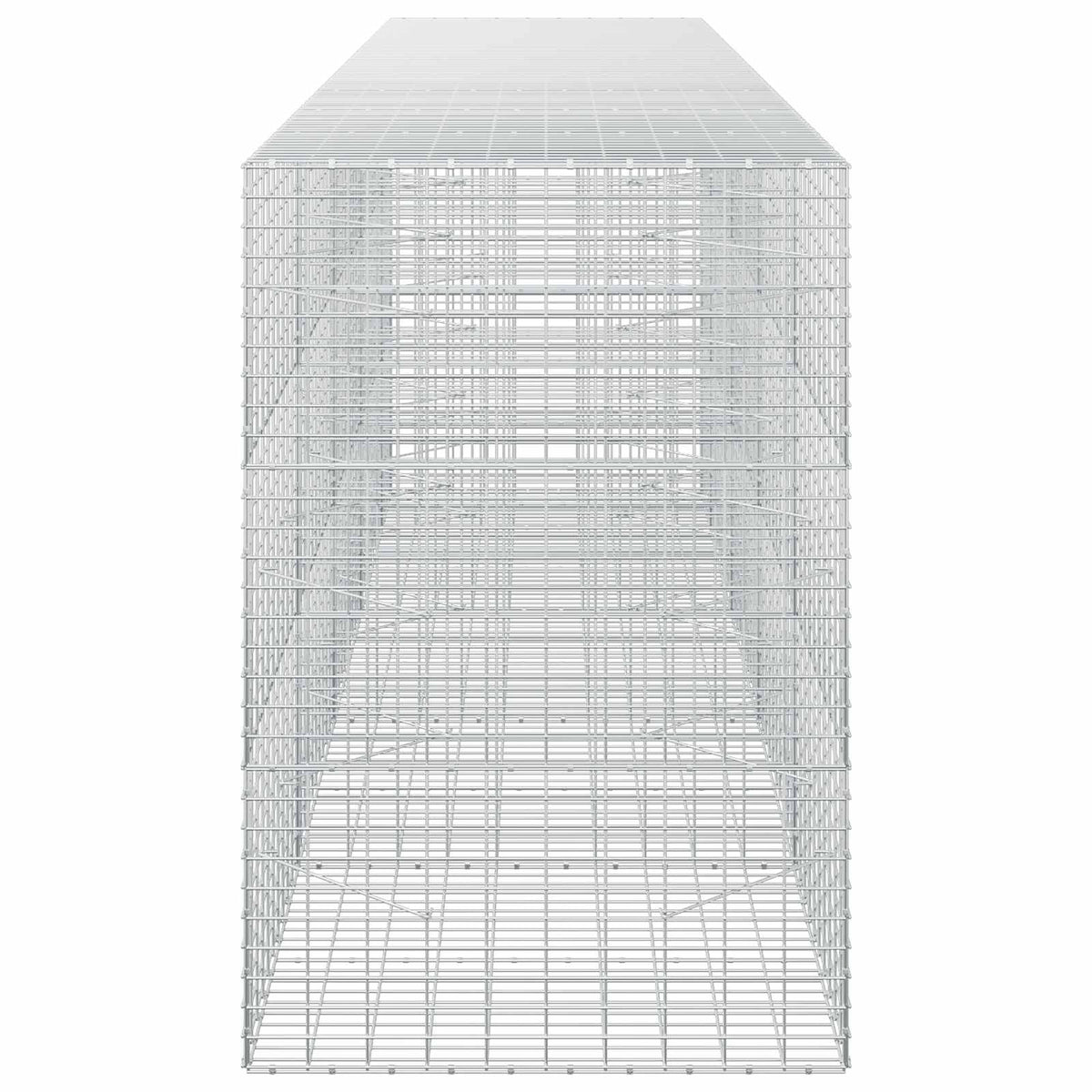Γκαμπιόν με σύρμα 3,5 mm και πλέγμα 5x10 cm 450x100x150 εκ.