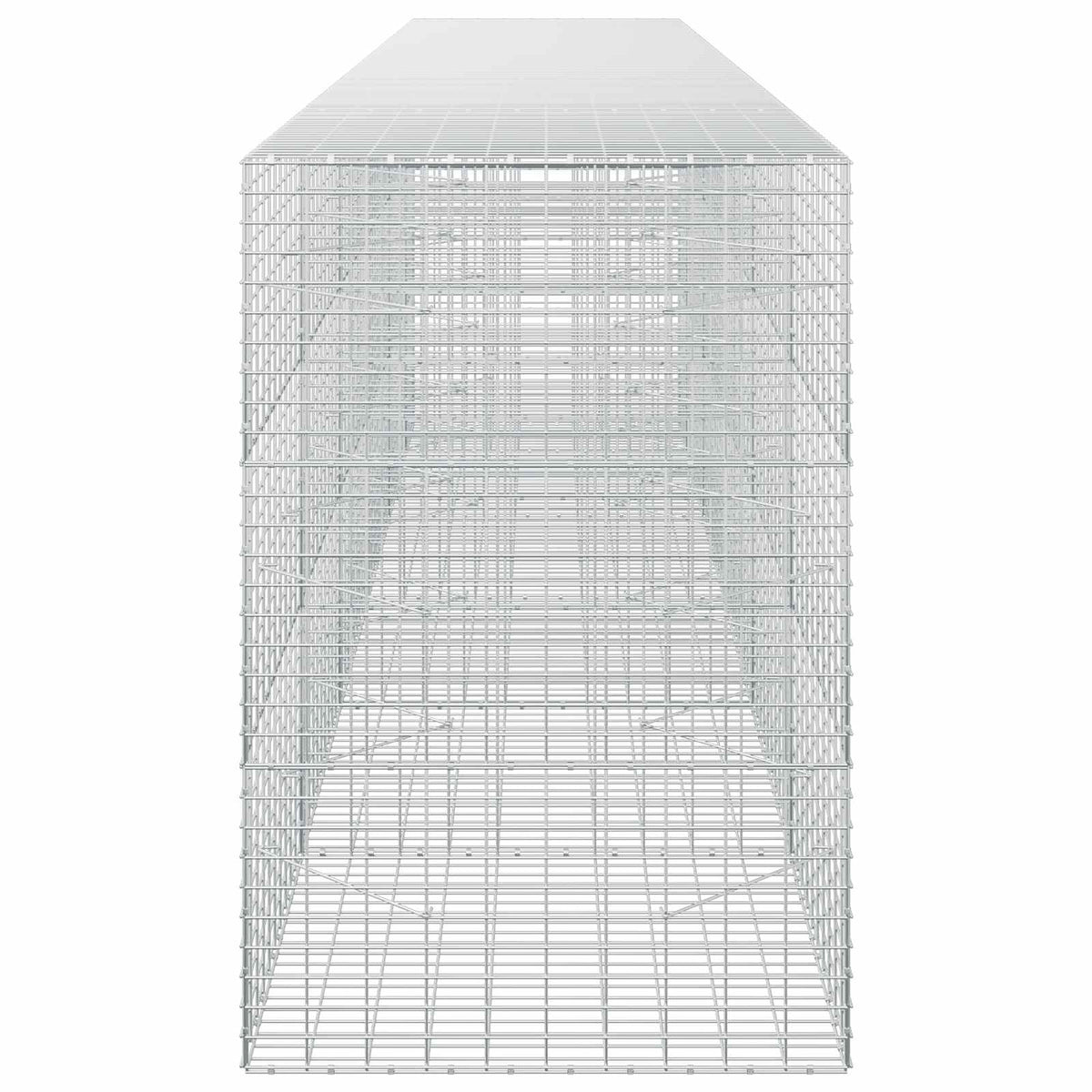 Γκαμπιόν με σύρμα 3,5 mm και πλέγμα 5x10 cm 550x100x150 εκ. - Pakobazaar