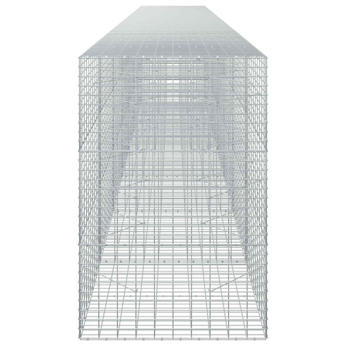 Γκαμπιόν με σύρμα 3,5 mm και πλέγμα 5x10 cm 700x100x150 εκ. - Pakobazaar