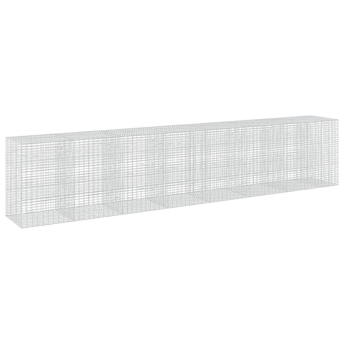 Γκαμπιόν με σύρμα 3,5 mm και πλέγμα 5x10 cm 750x100x150 εκ - Pakobazaar