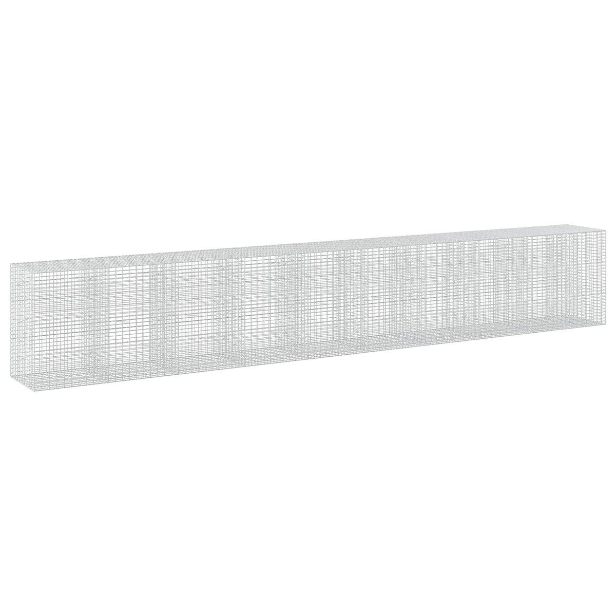 Γκαμπιόν με σύρμα 3,5 mm και πλέγμα 5x10 cm 950x100x150 εκ. - Pakobazaar