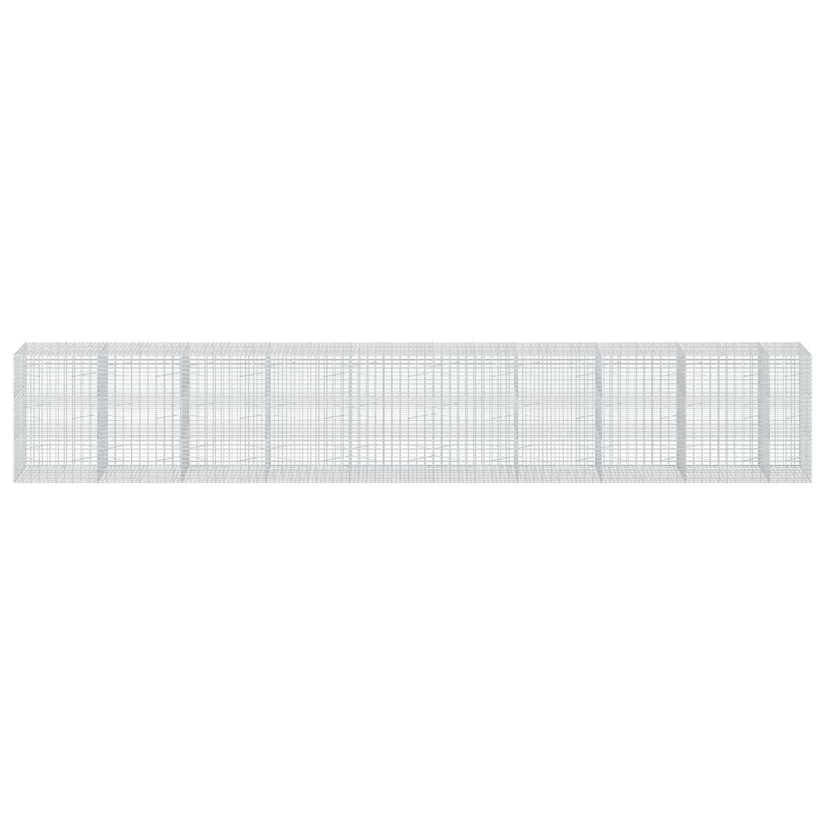 Γκαμπιόν με σύρμα 3,5 mm και πλέγμα 5x10 cm 950x100x150 εκ. - Pakobazaar