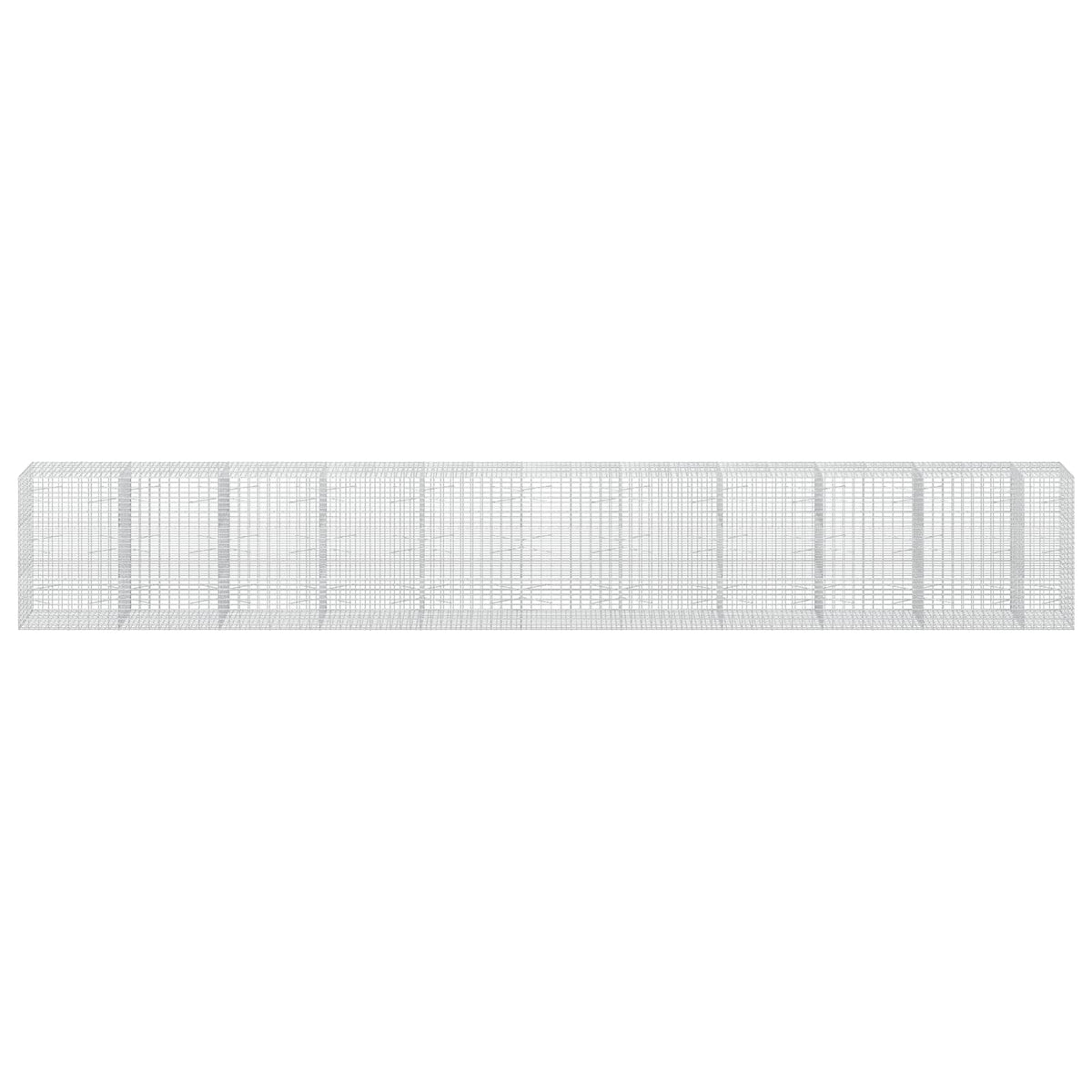 Γκαμπιόν με σύρμα 3,5 mm και πλέγμα 5x10 cm 1050x100x150 εκ - Pakobazaar