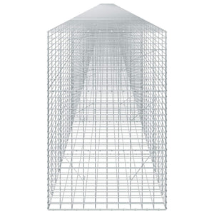 Γκαμπιόν με σύρμα 3,5 mm και πλέγμα 5x10 cm 1150x100x150 εκ. - Pakobazaar