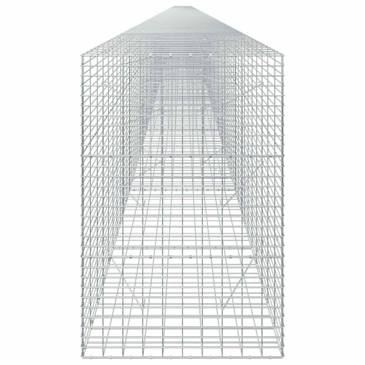 Γκαμπιόν με σύρμα 3,5 mm και πλέγμα 5x10 cm 1200x100x150 εκ. - Pakobazaar