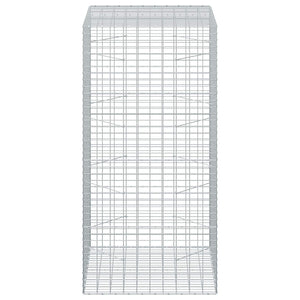 Γκαμπιόν με σύρμα 3,5 mm και πλέγμα 5x10 cm 100x100x200 εκ - Pakobazaar