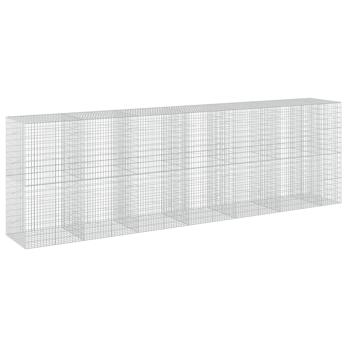 Γκαμπιόν με σύρμα 3,5 mm και πλέγμα 5x10 cm 650x100x200 εκ - Pakobazaar
