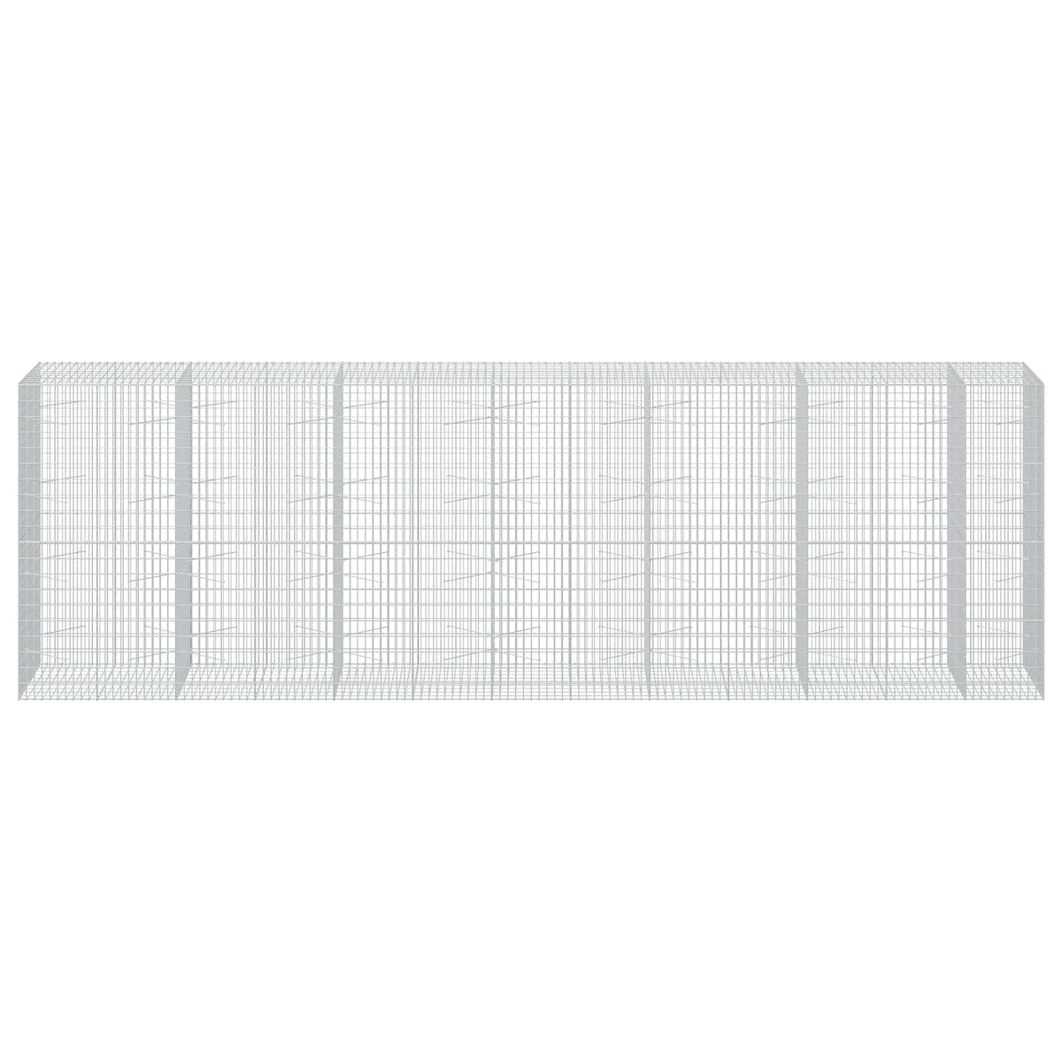 Γκαμπιόν με σύρμα 3,5 mm και πλέγμα 5x10 cm 650x100x200 εκ - Pakobazaar