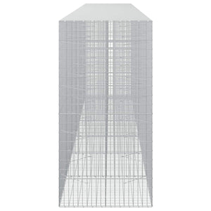 Γκαμπιόν με σύρμα 3,5 mm και πλέγμα 5x10 cm 650x100x200 εκ - Pakobazaar