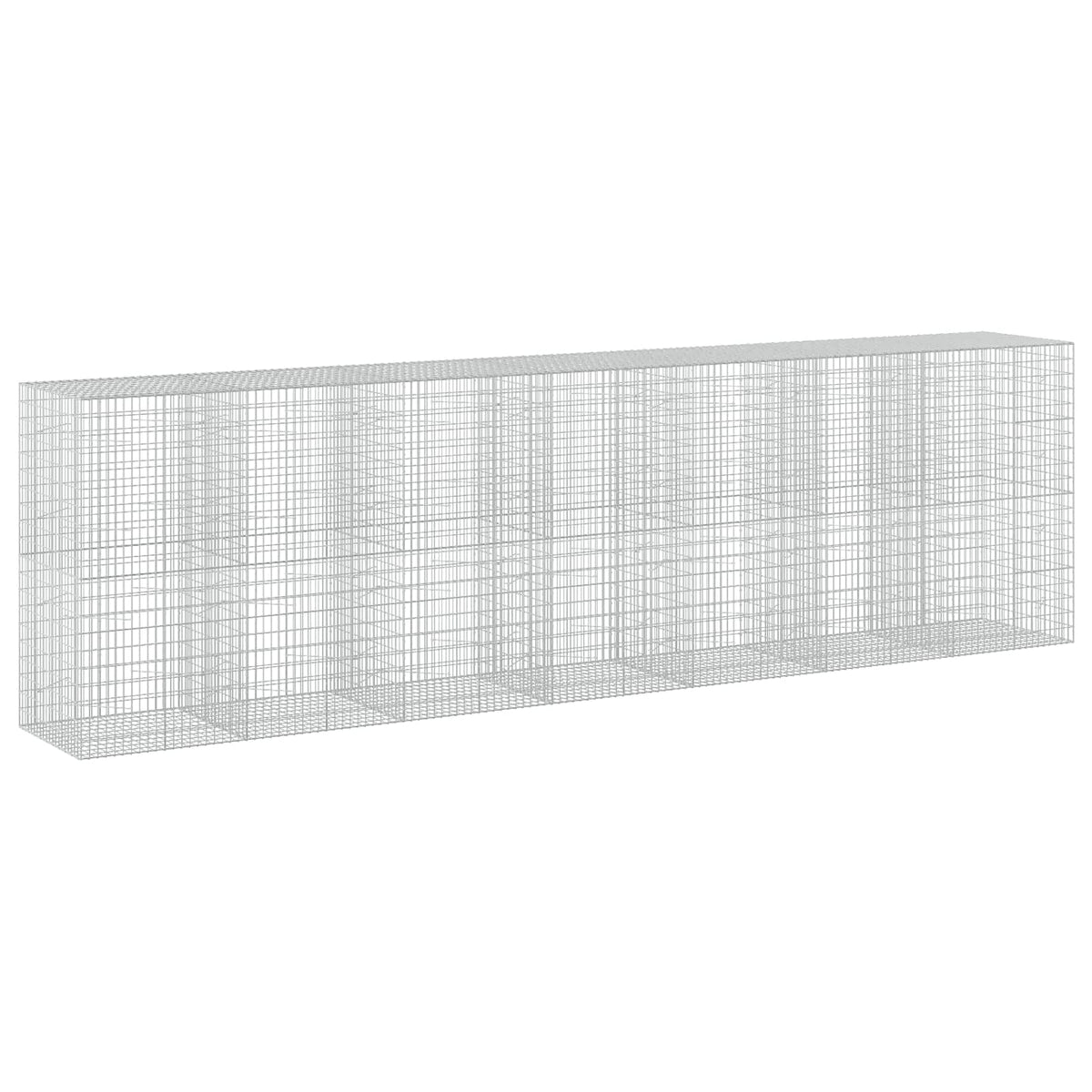 Γκαμπιόν με σύρμα 3,5 mm και πλέγμα 5x10 cm 700x100x200 εκ. - Pakobazaar