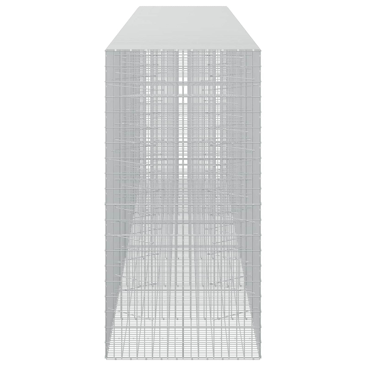 Γκαμπιόν με σύρμα 3,5 mm και πλέγμα 5x10 cm 700x100x200 εκ. - Pakobazaar