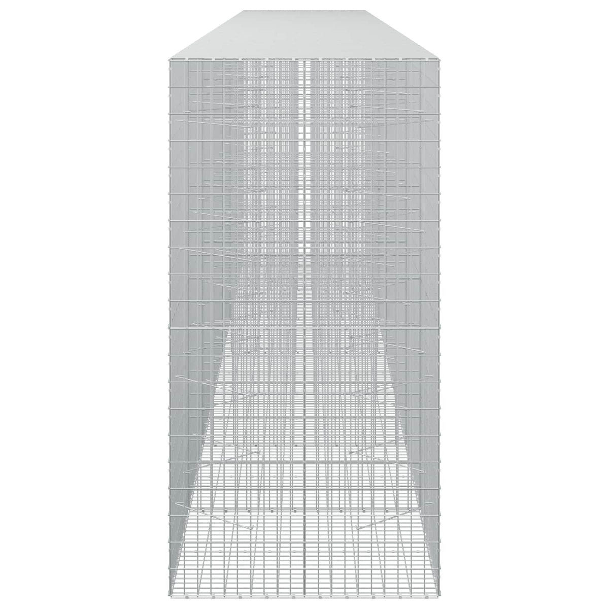 Γκαμπιόν με σύρμα 3,5 mm και πλέγμα 5x10 cm 750x100x200 εκ. - Pakobazaar