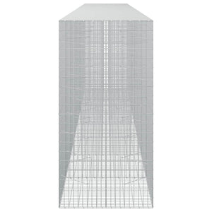 Γκαμπιόν με σύρμα 3,5 mm και πλέγμα 5x10 cm 750x100x200 εκ. - Pakobazaar