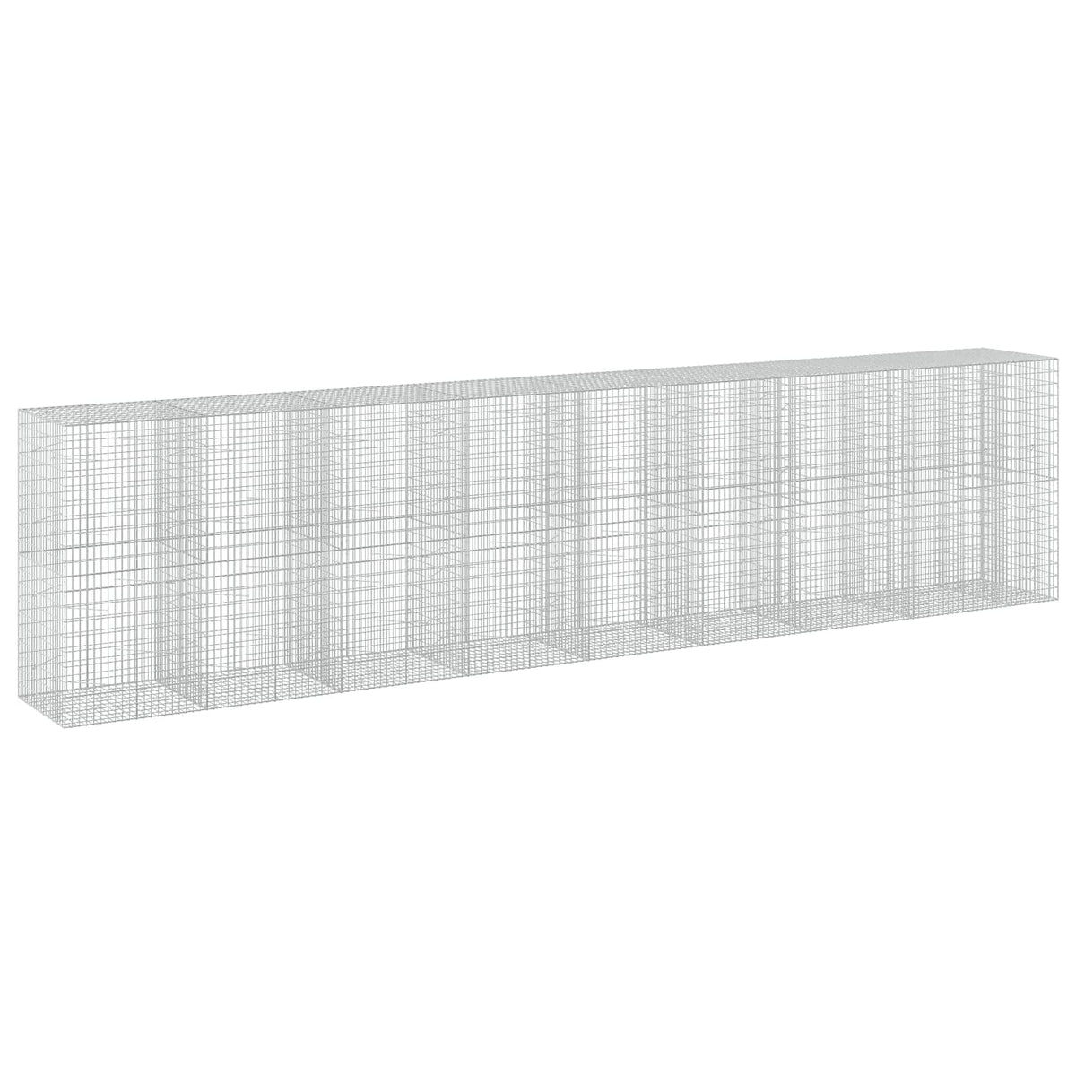 Γκαμπιόν με σύρμα 3,5 mm και πλέγμα 5x10 cm 850x100x200 εκ - Pakobazaar