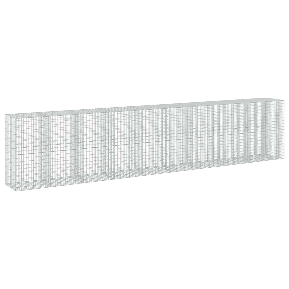 Γκαμπιόν με σύρμα 3,5 mm και πλέγμα 5x10 cm 950x100x200 εκ - Pakobazaar