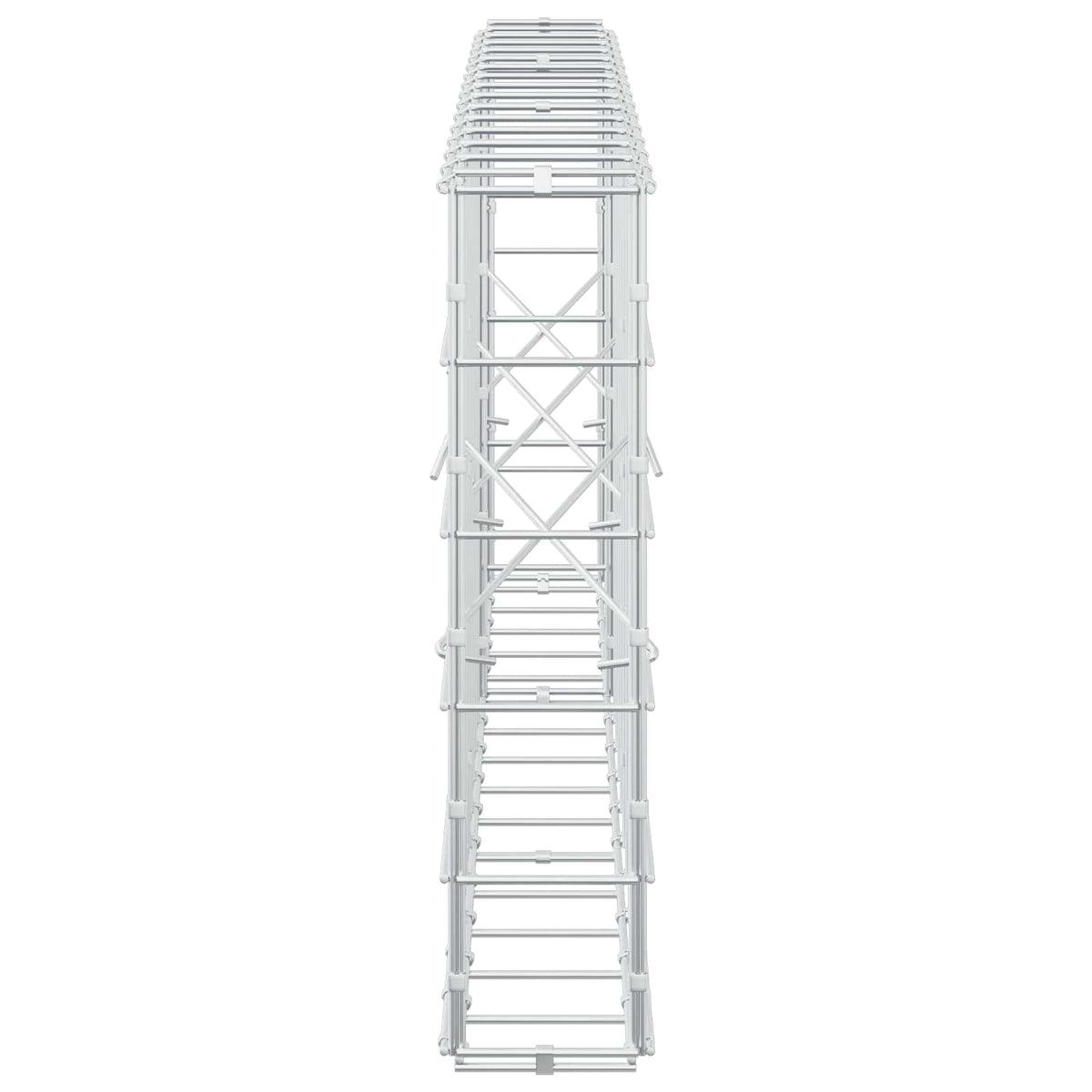 Γκαμπιόν με σύρμα 3,5 mm και πλέγμα 10x10 cm 150x10x50 εκ - Pakobazaar