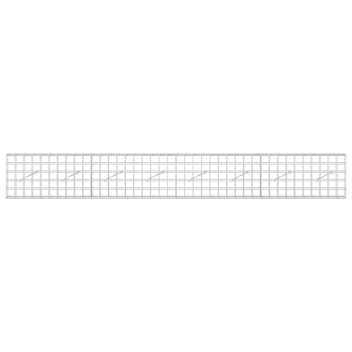 Γκαμπιόν με σύρμα 3,5 mm και πλέγμα 10x10 cm 400x10x50 εκ