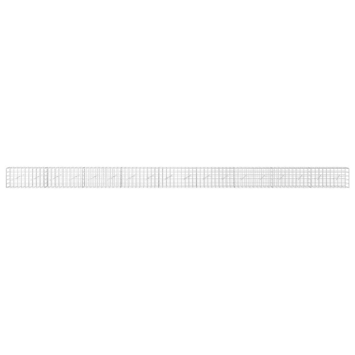 Γκαμπιόν με σύρμα 3,5 mm και πλέγμα 10x10 cm 900x10x50 εκ - Pakobazaar