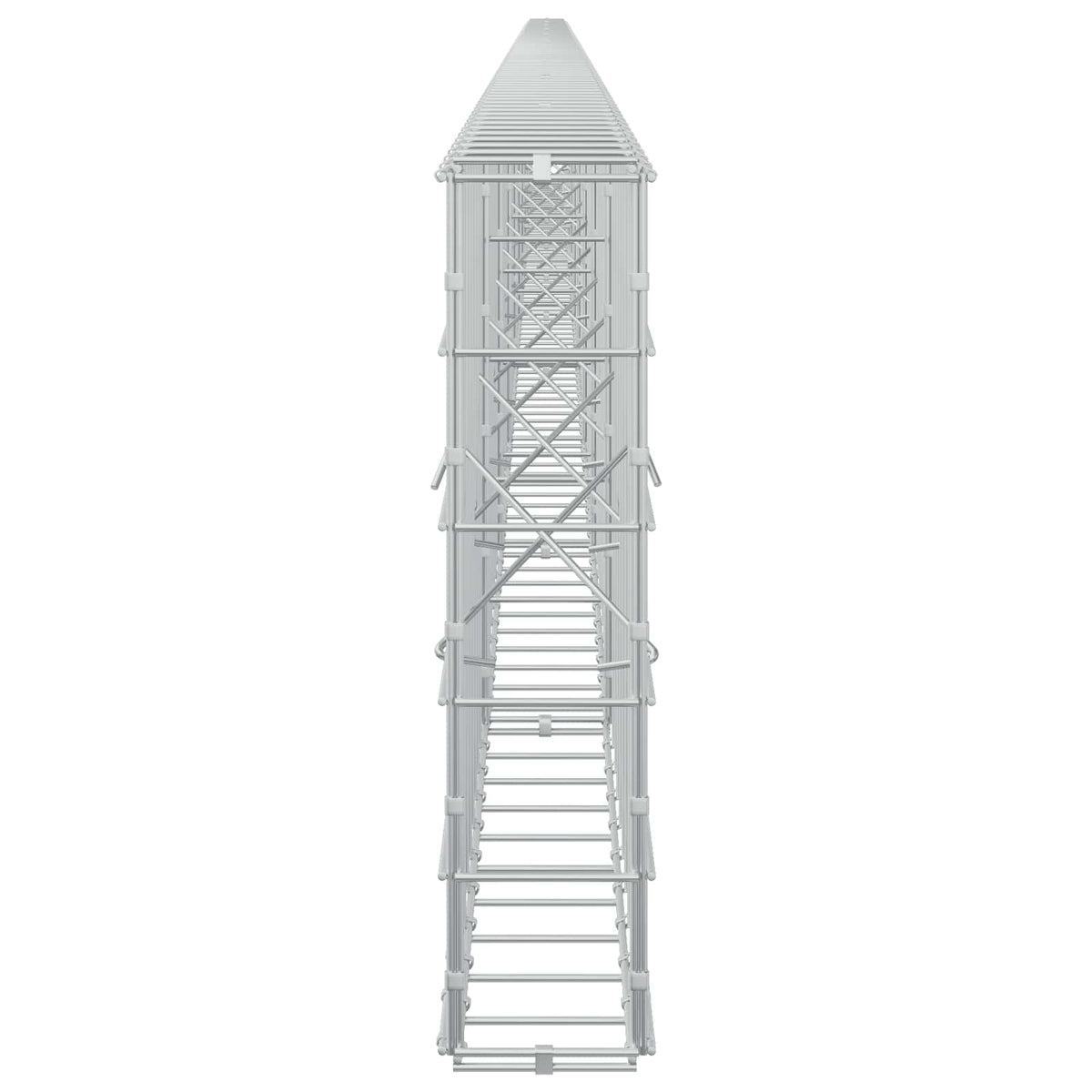 Γκαμπιόν με σύρμα 3,5 mm και πλέγμα 10x10 cm 1000x10x50 εκ - Pakobazaar