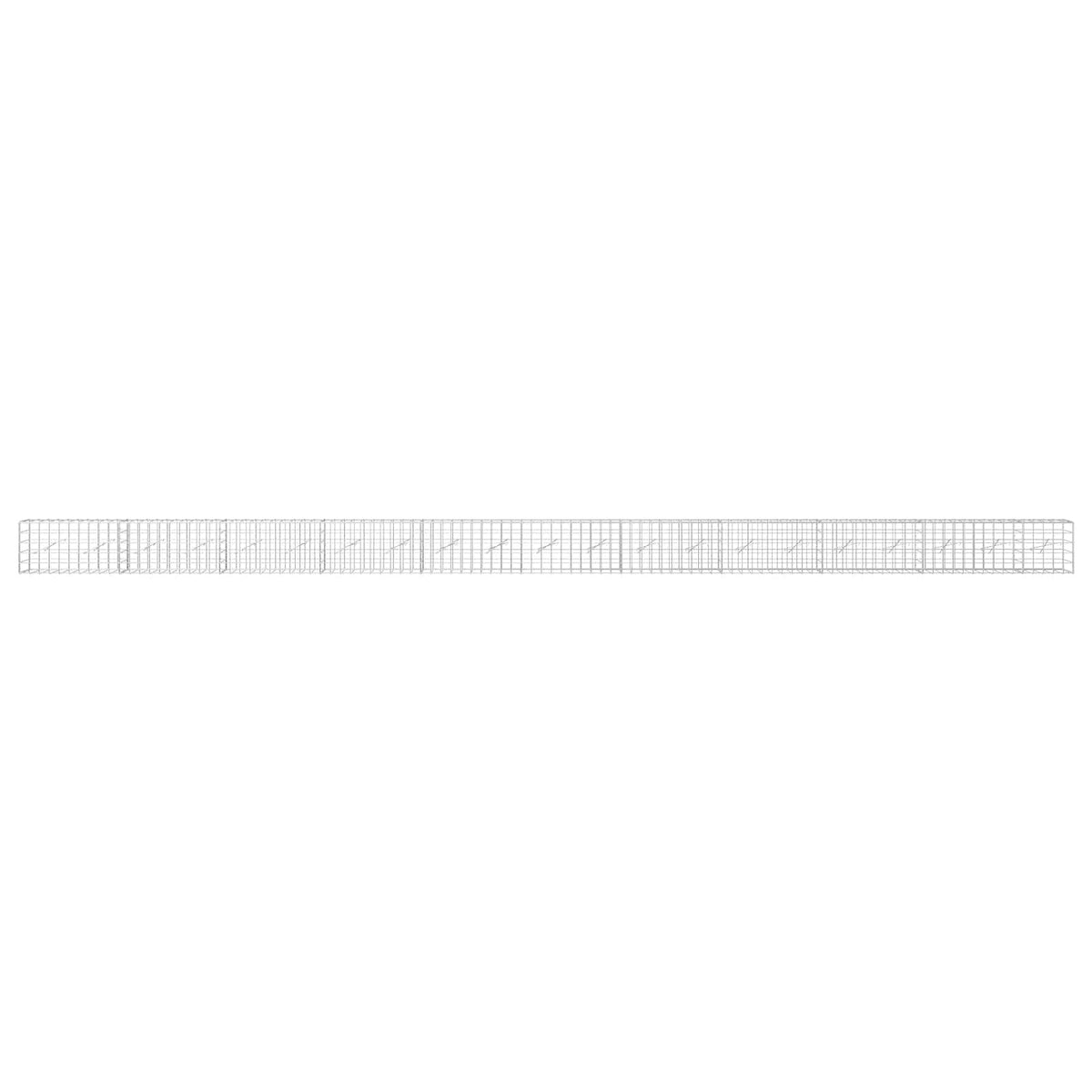 Γκαμπιόν με σύρμα 3,5 mm και πλέγμα 10x10 cm 1050x10x50 εκ - Pakobazaar