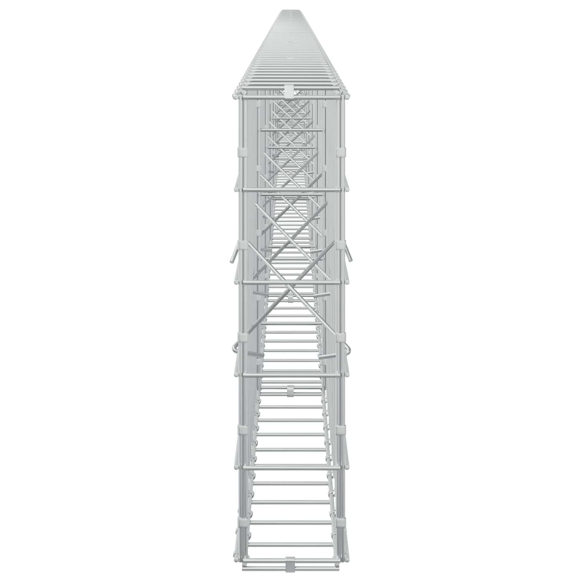 Γκαμπιόν με σύρμα 3,5 mm και πλέγμα 10x10 cm 1050x10x50 εκ - Pakobazaar