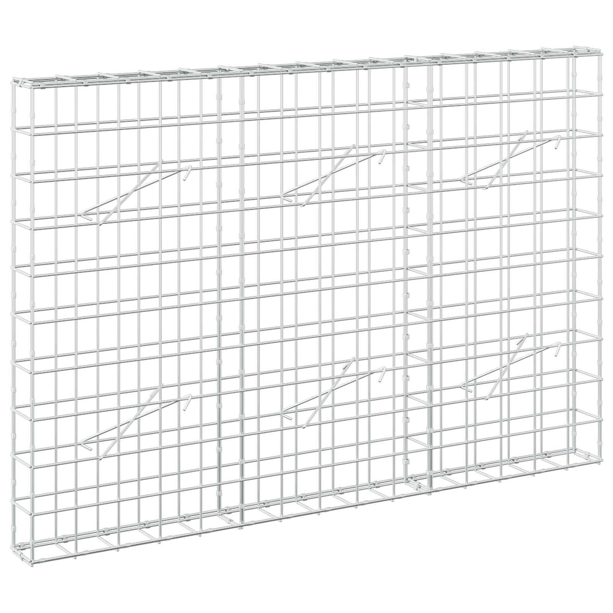 Γκαμπιόν με σύρμα 3,5 mm και πλέγμα 10x10 cm 150x10x100 εκ - Pakobazaar