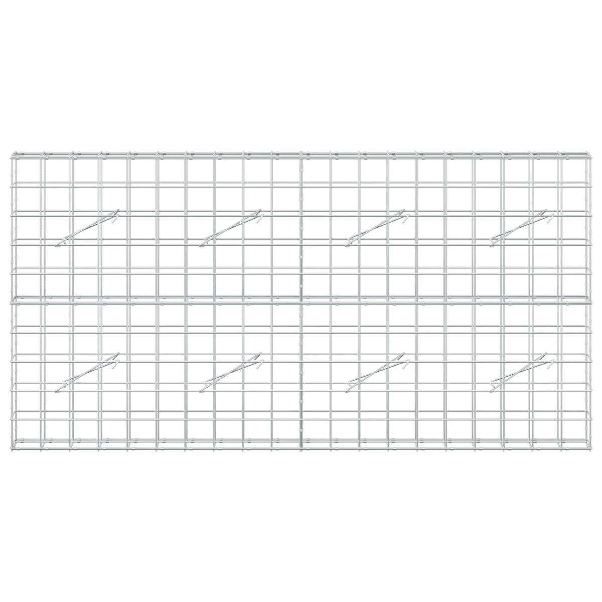 Γκαμπιόν με σύρμα 3,5 mm και πλέγμα 10x10 cm 200x10x100 εκ