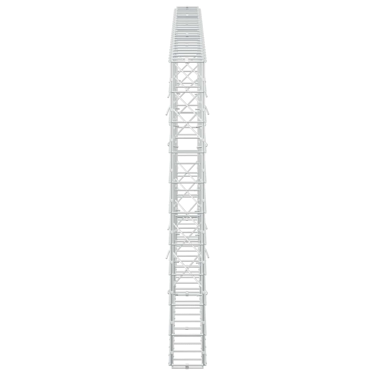 Γκαμπιόν με σύρμα 3,5 mm και πλέγμα 10x10 cm 250x10x100 εκ - Pakobazaar