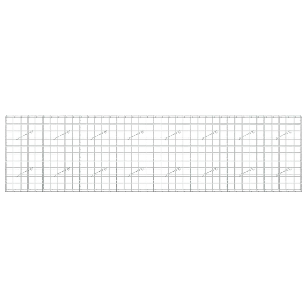 Γκαμπιόν με σύρμα 3,5 mm και πλέγμα 10x10 cm 400x10x100 εκ - Pakobazaar