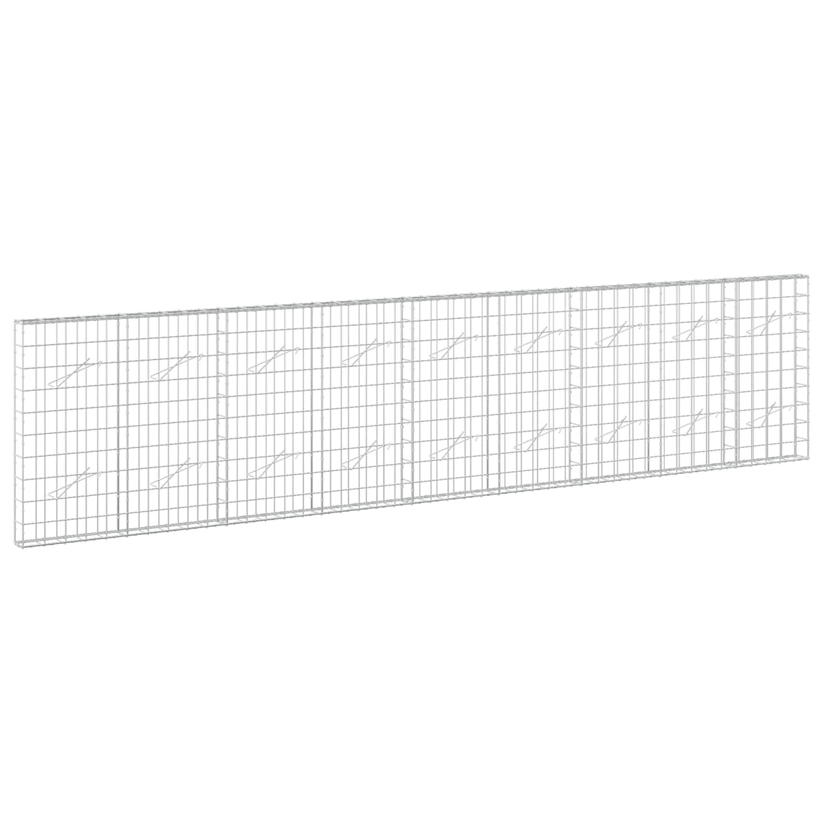 Γκαμπιόν με σύρμα 3,5 mm και πλέγμα 10x10 cm 450x10x100 εκ. - Pakobazaar
