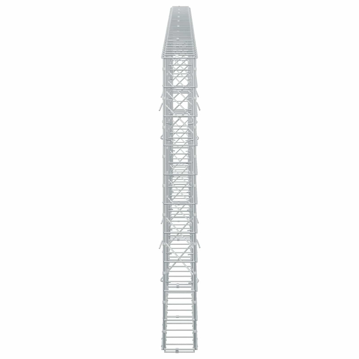 Γκαμπιόν με σύρμα 3,5 mm και πλέγμα 10x10 cm 450x10x100 εκ. - Pakobazaar