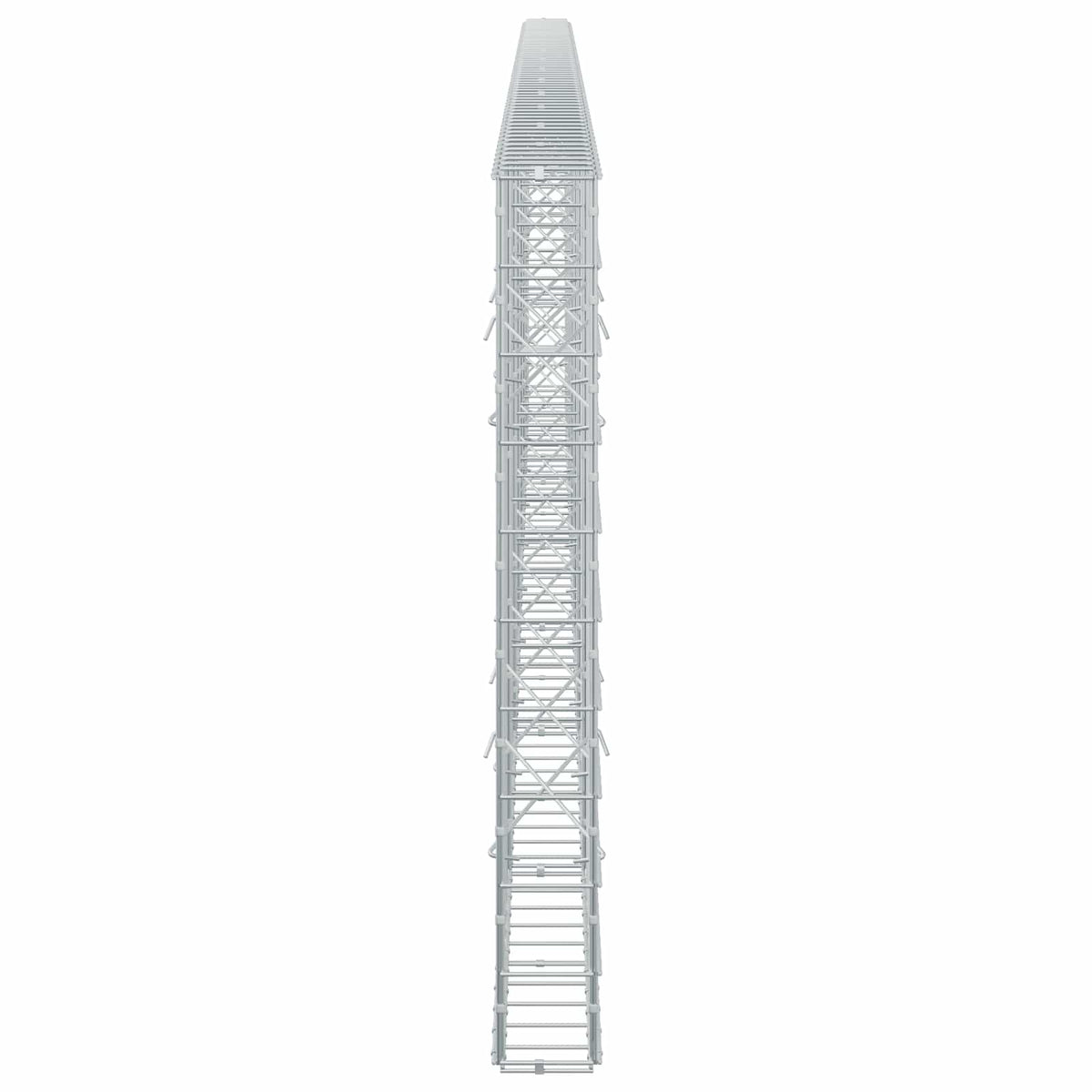 Γκαμπιόν με σύρμα 3,5 mm και πλέγμα 10x10 cm 650x10x100 εκ - Pakobazaar