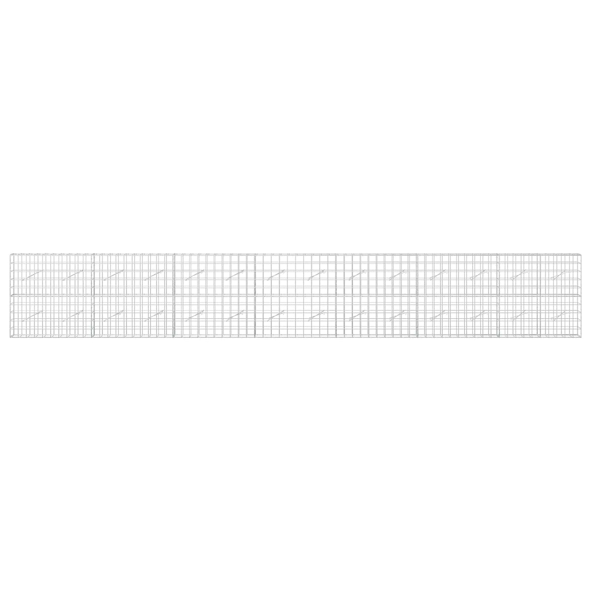 Γκαμπιόν με σύρμα 3,5 mm και πλέγμα 10x10 cm 700x10x100 εκ.
