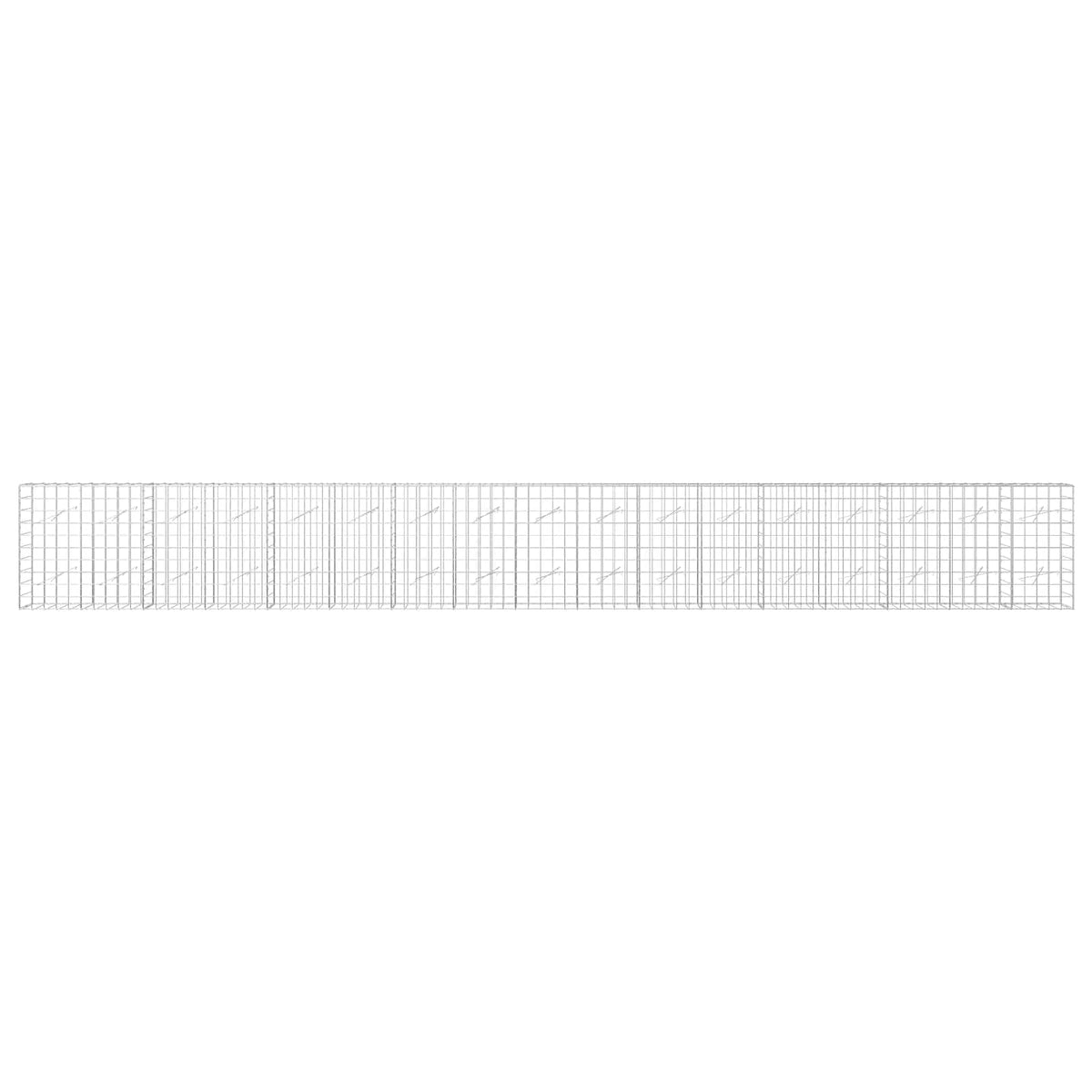 Γκαμπιόν με σύρμα 3,5 mm και πλέγμα 10x10 cm 850x10x100 εκ - Pakobazaar