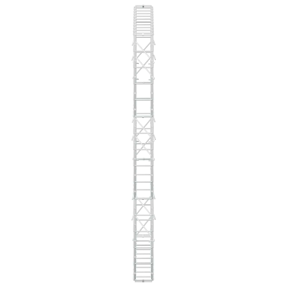 Γκαμπιόν με σύρμα 3,5 mm και πλέγμα 10x10 cm 100x10x150 εκ - Pakobazaar