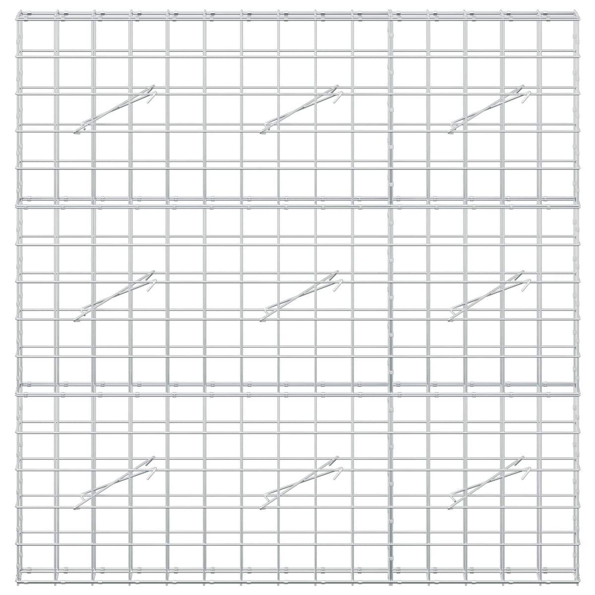 Γκαμπιόν με σύρμα 3,5 mm και πλέγμα 10x10 cm 150x10x150 εκ - Pakobazaar