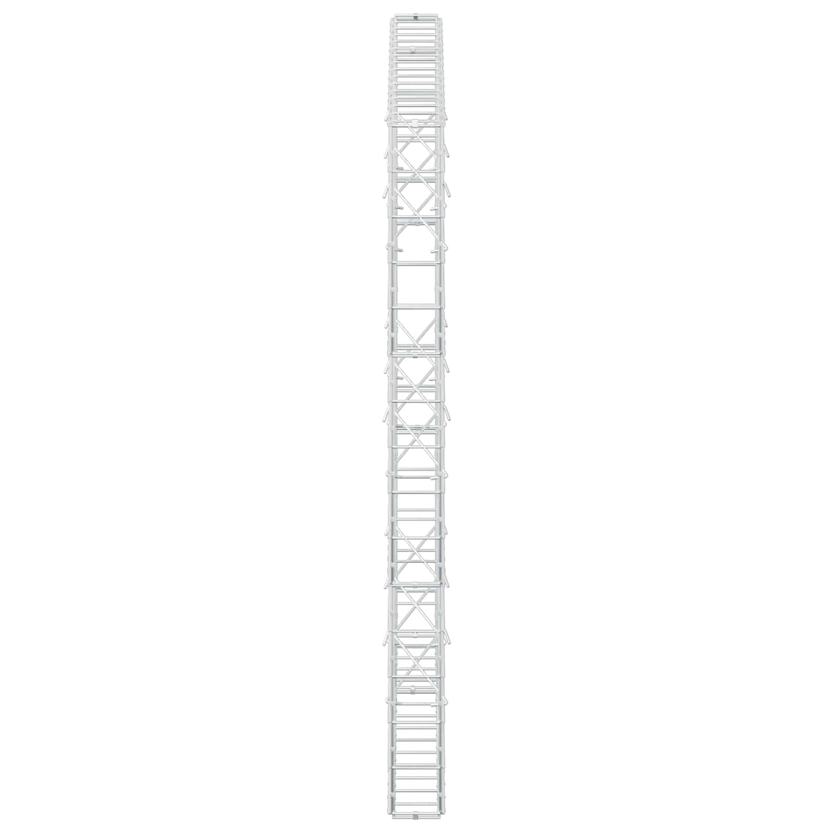 Γκαμπιόν με σύρμα 3,5 mm και πλέγμα 10x10 cm 150x10x150 εκ - Pakobazaar
