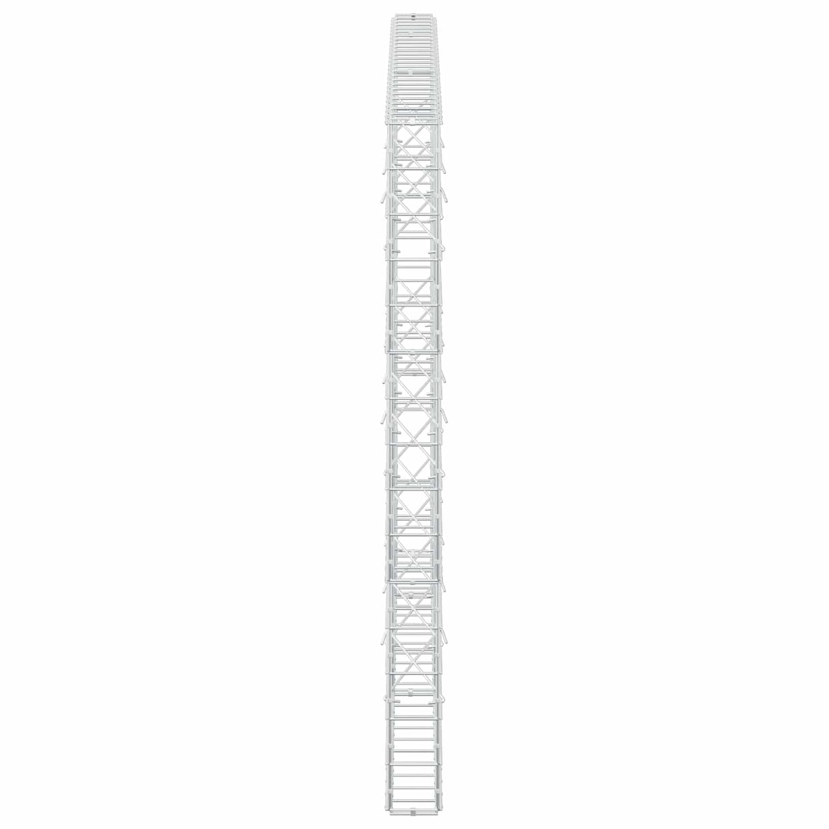 Γκαμπιόν με σύρμα 3,5 mm και πλέγμα 10x10 cm 250x10x150 εκ