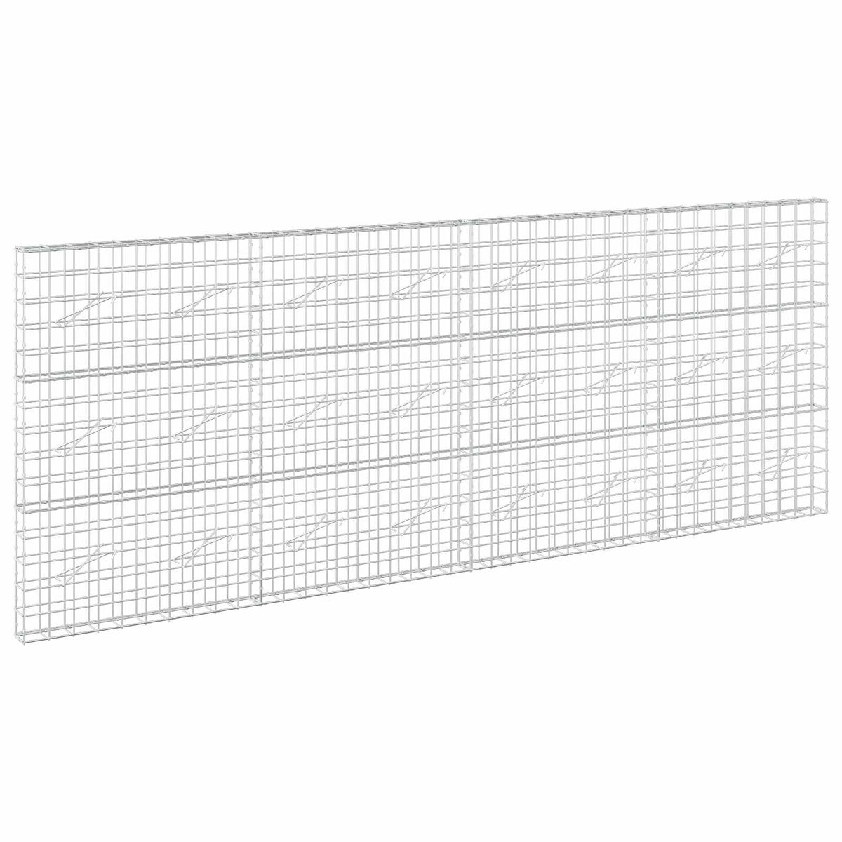 Γκαμπιόν με σύρμα 3,5 mm και πλέγμα 10x10 cm 400x10x150 εκ - Pakobazaar