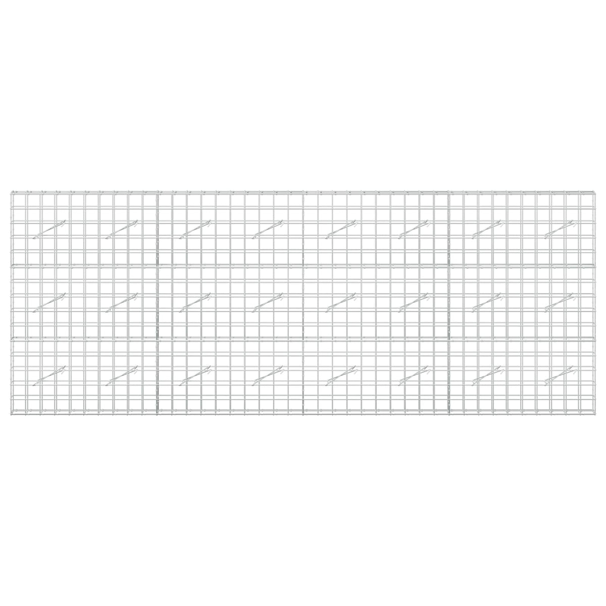Γκαμπιόν με σύρμα 3,5 mm και πλέγμα 10x10 cm 400x10x150 εκ - Pakobazaar