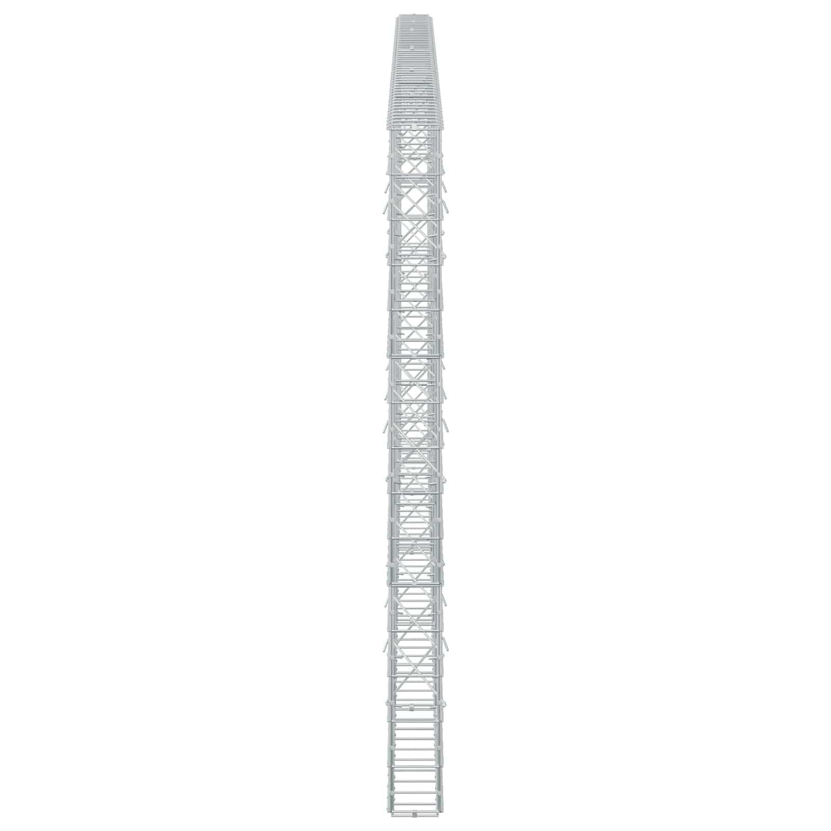 Γκαμπιόν με σύρμα 3,5 mm και πλέγμα 10x10 cm 500x10x150 εκ - Pakobazaar