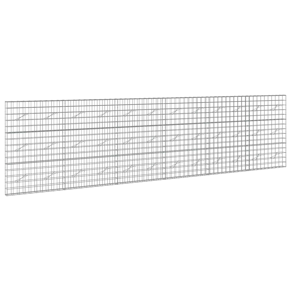 Γκαμπιόν με σύρμα 3,5 mm και πλέγμα 10x10 cm 600x10x150 εκ - Pakobazaar